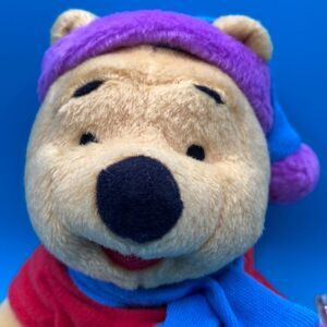 6" Vintage Mattel Star Bean Winnie the Pooh Beanie Plush Stuffed Animal Toy